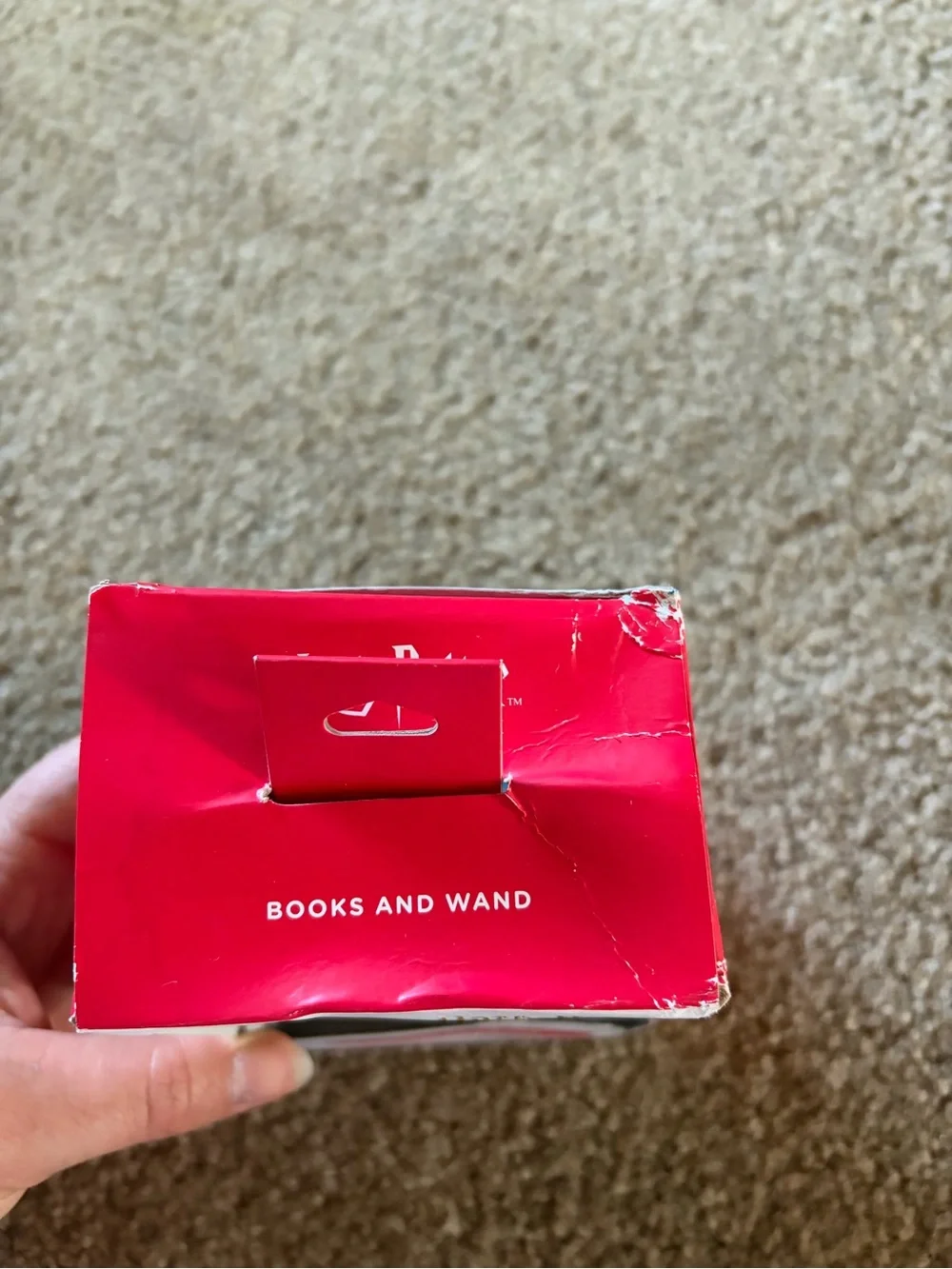 NWT Harry Potter Books and Wand Ornament